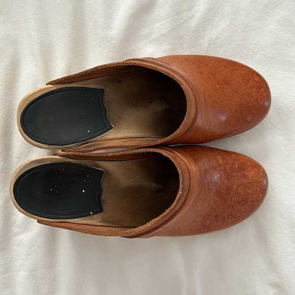 Swedish hasbeena tan mule clogs 37 - Picture 3 of 7